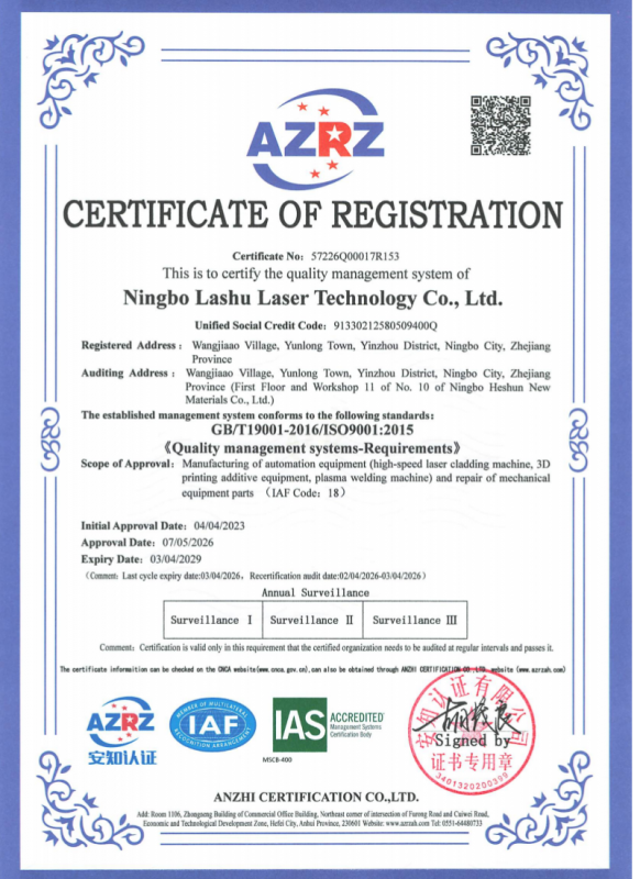 CERTIFICATE OF REGISTRATION